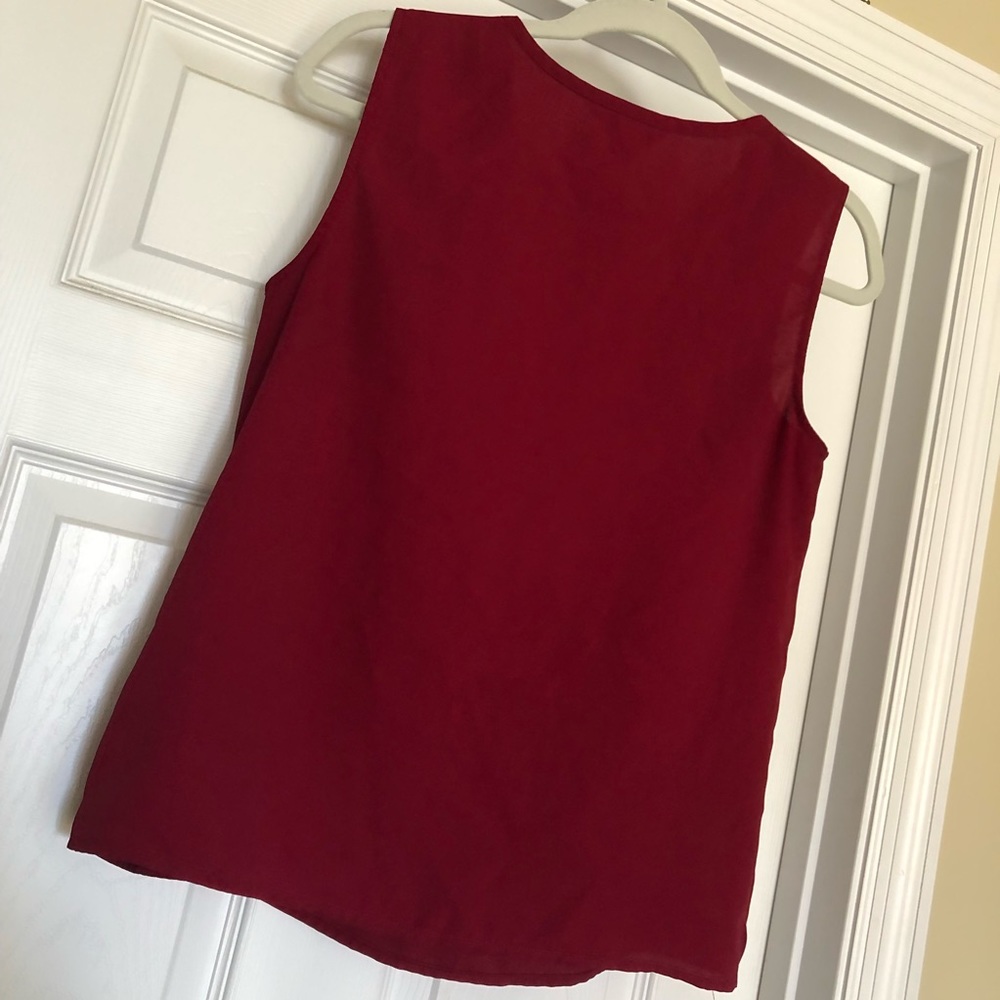 Deep Red Tank - Picture 2 of 4